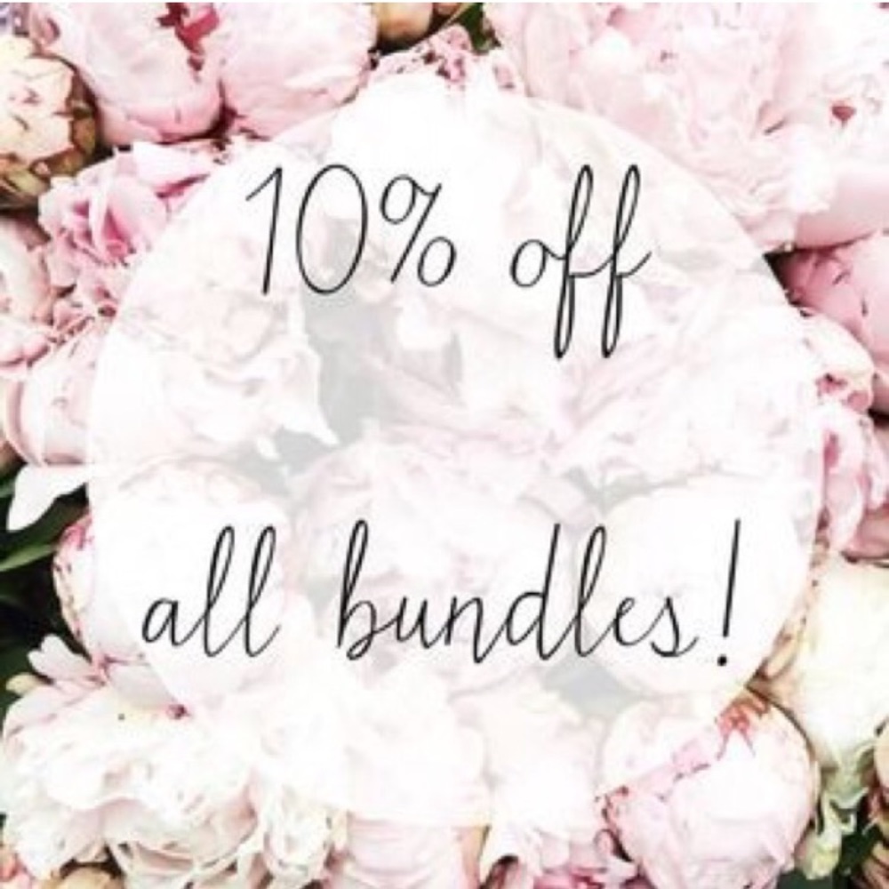 Bundles now 10% off!!